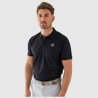 Block Polo Shirt - Black