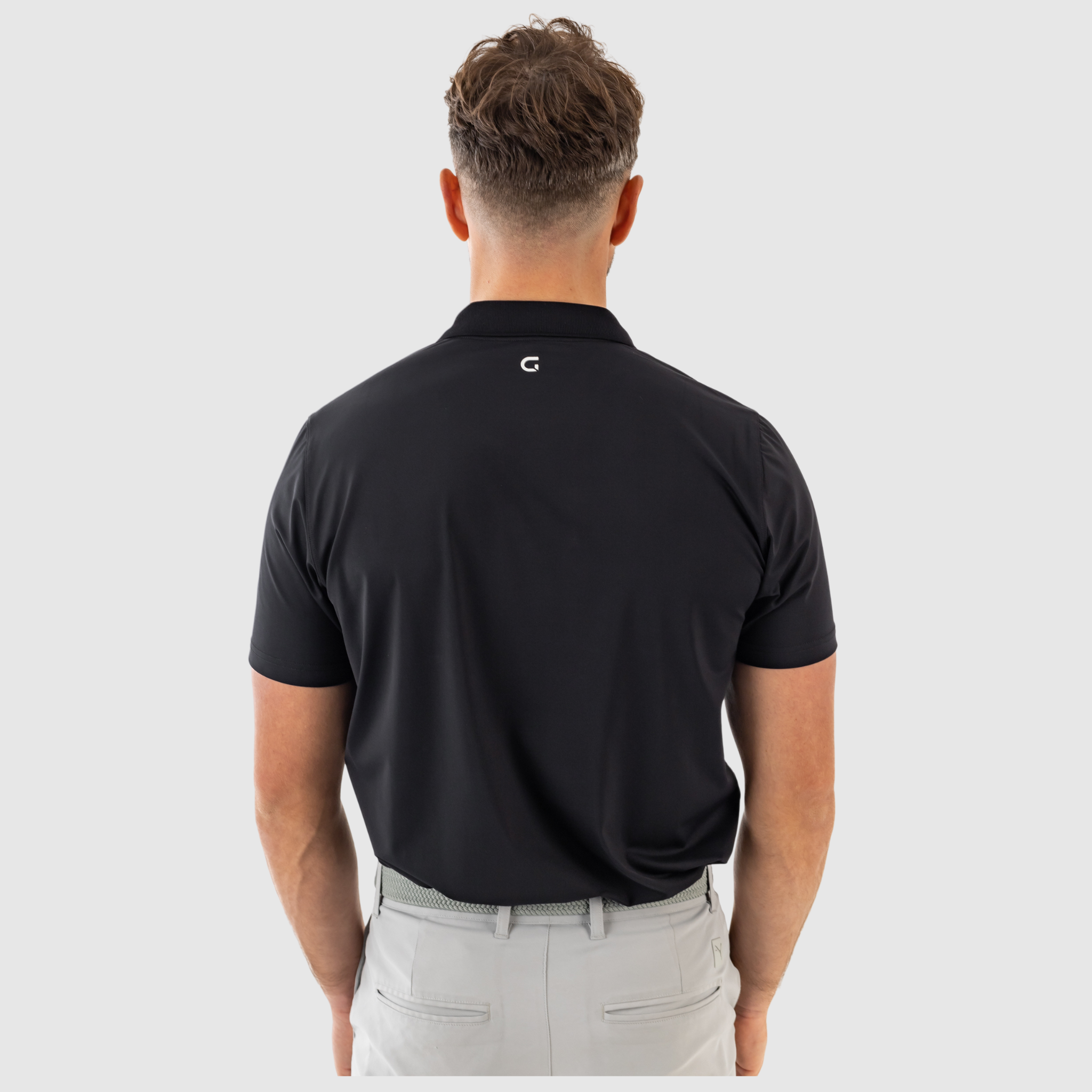 Block Polo Shirt - Black