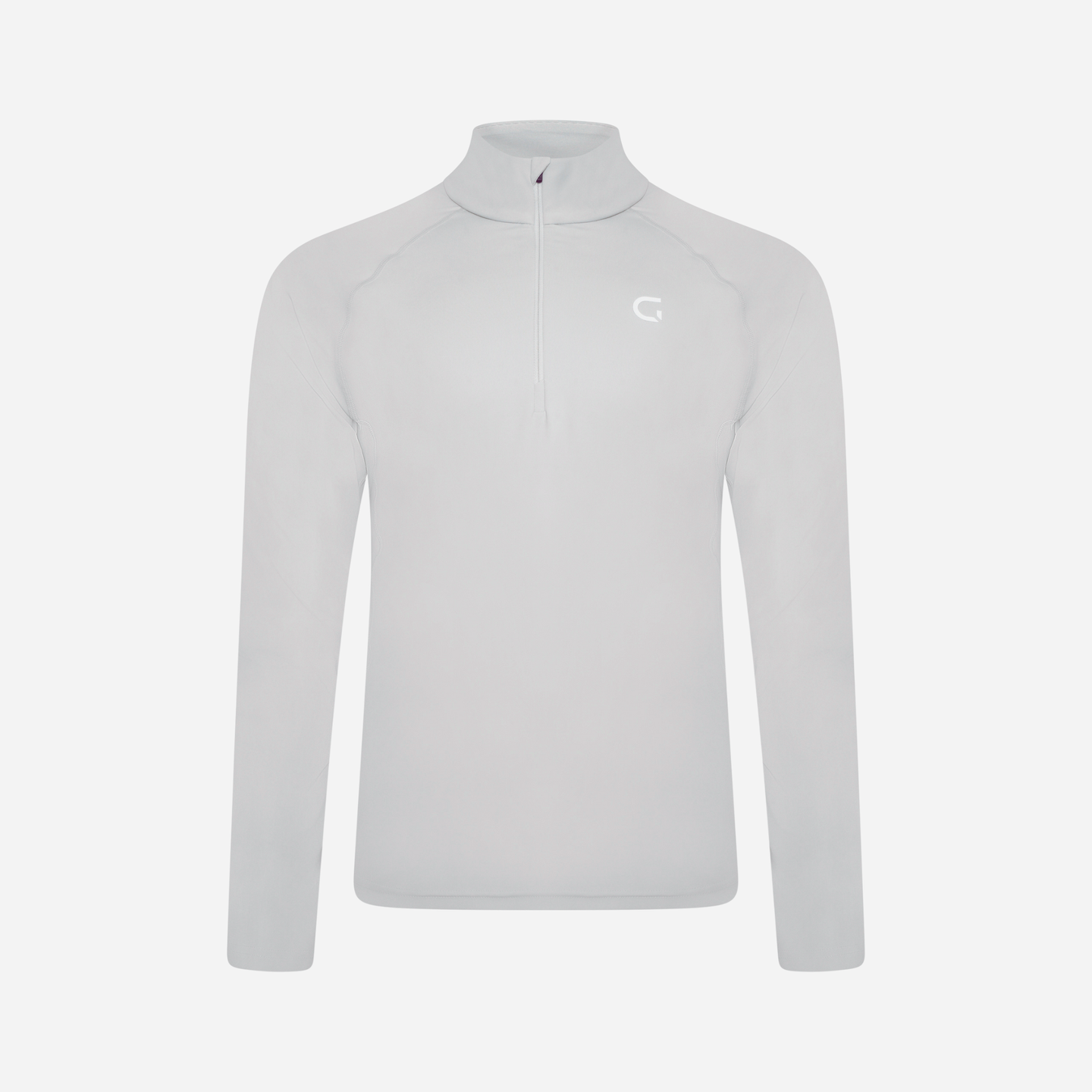 Block Quarter Zip - Grey
