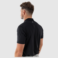 Block Polo Shirt - Black
