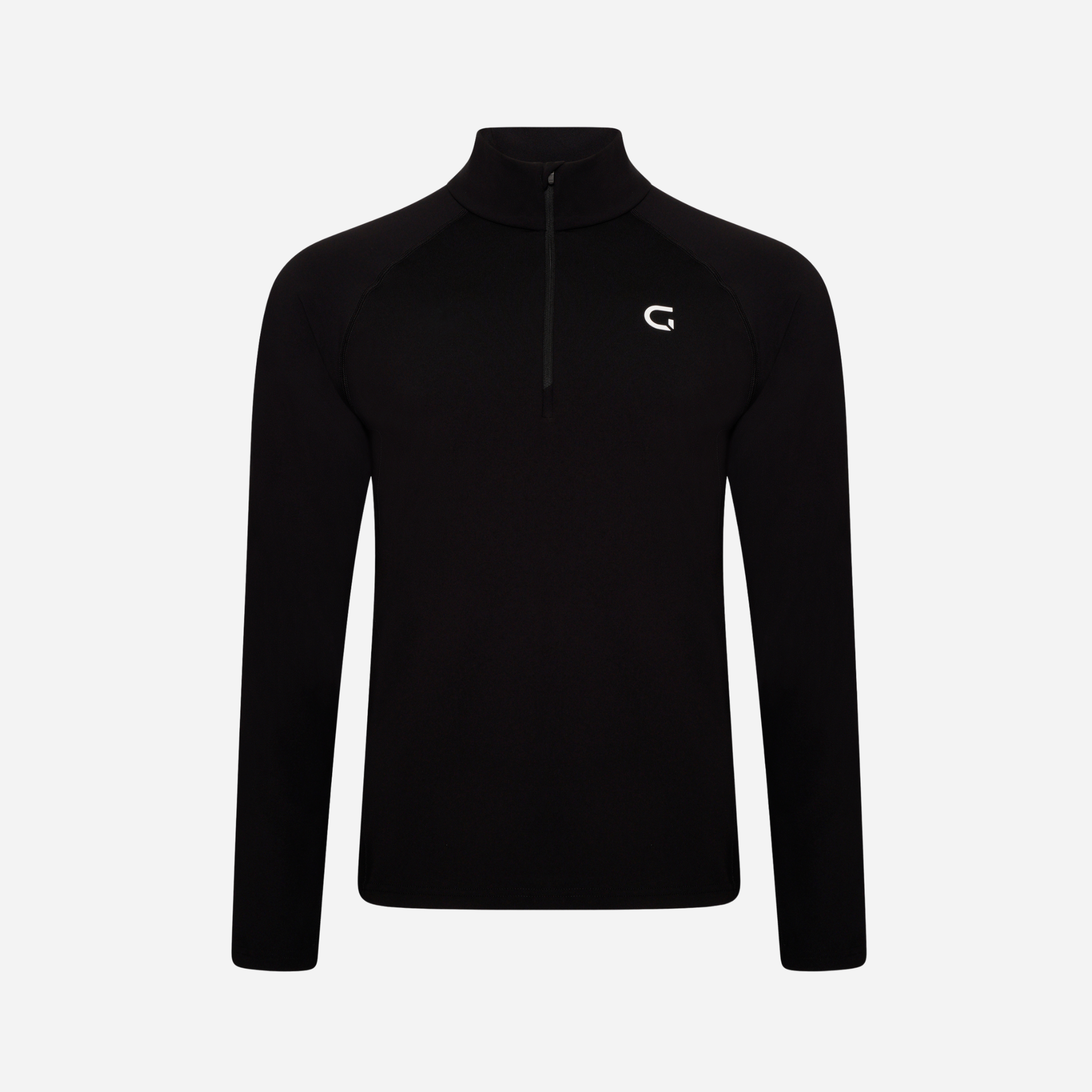 Block Quarter Zip - Black