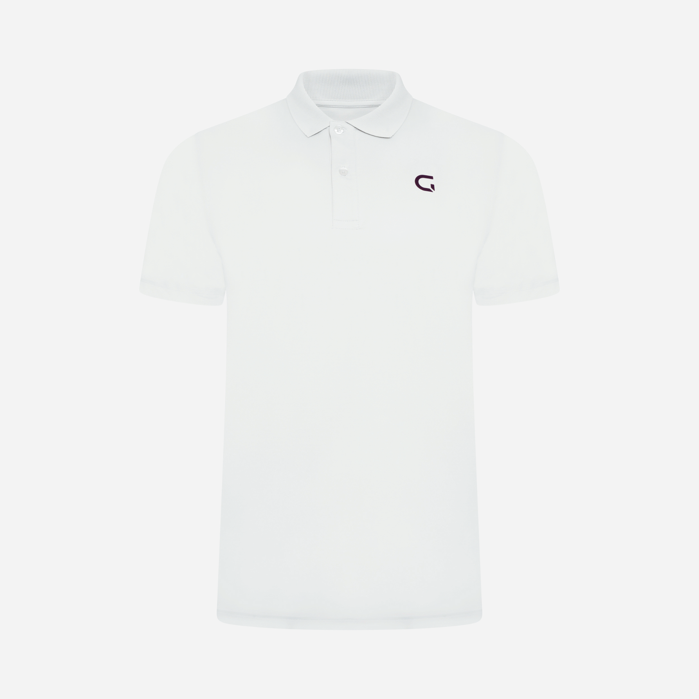 Block Polo Shirt - White