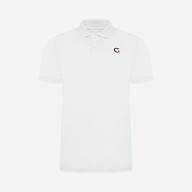 Block Polo Shirt - White