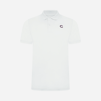 Block Polo Shirt - White
