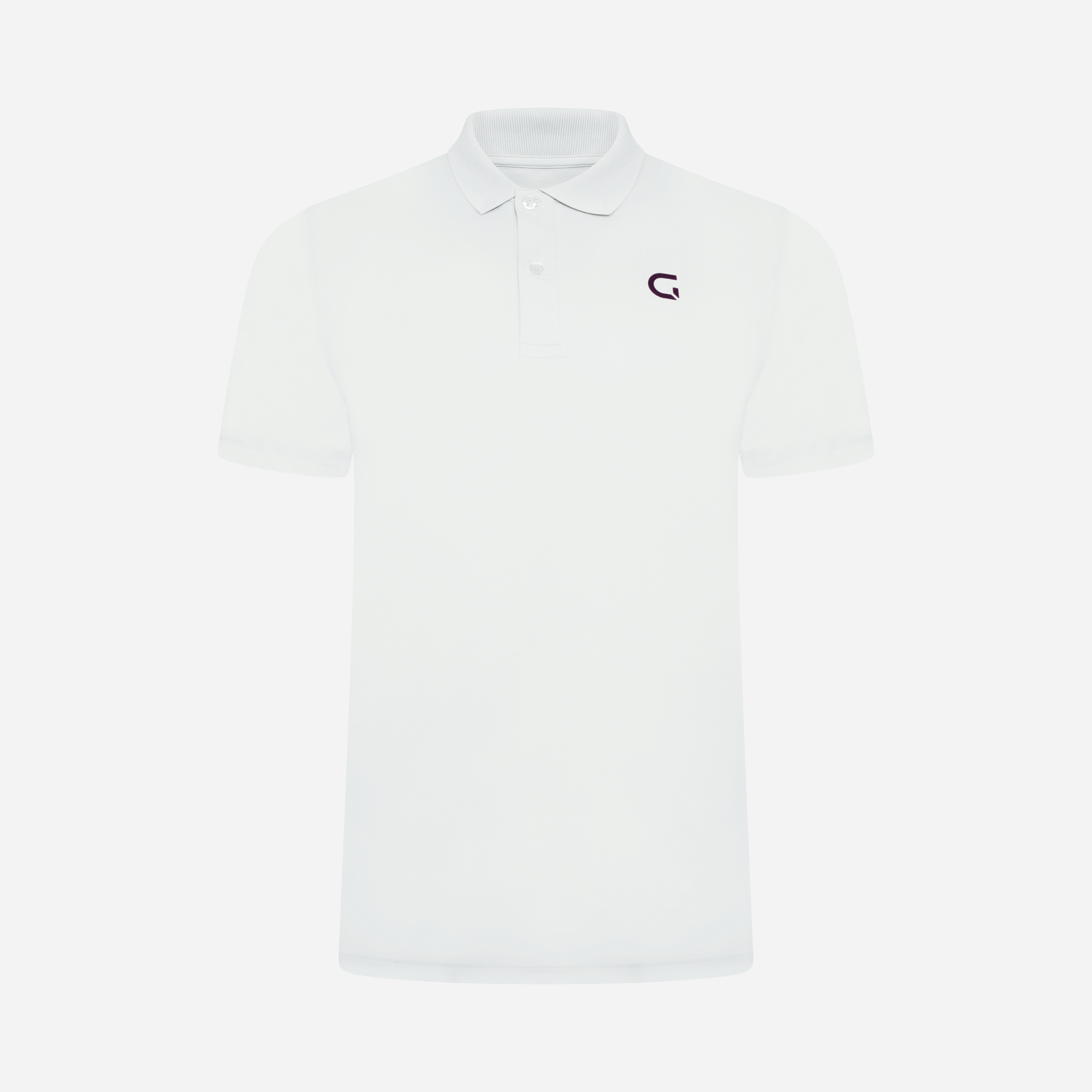 Block Polo Shirt - White