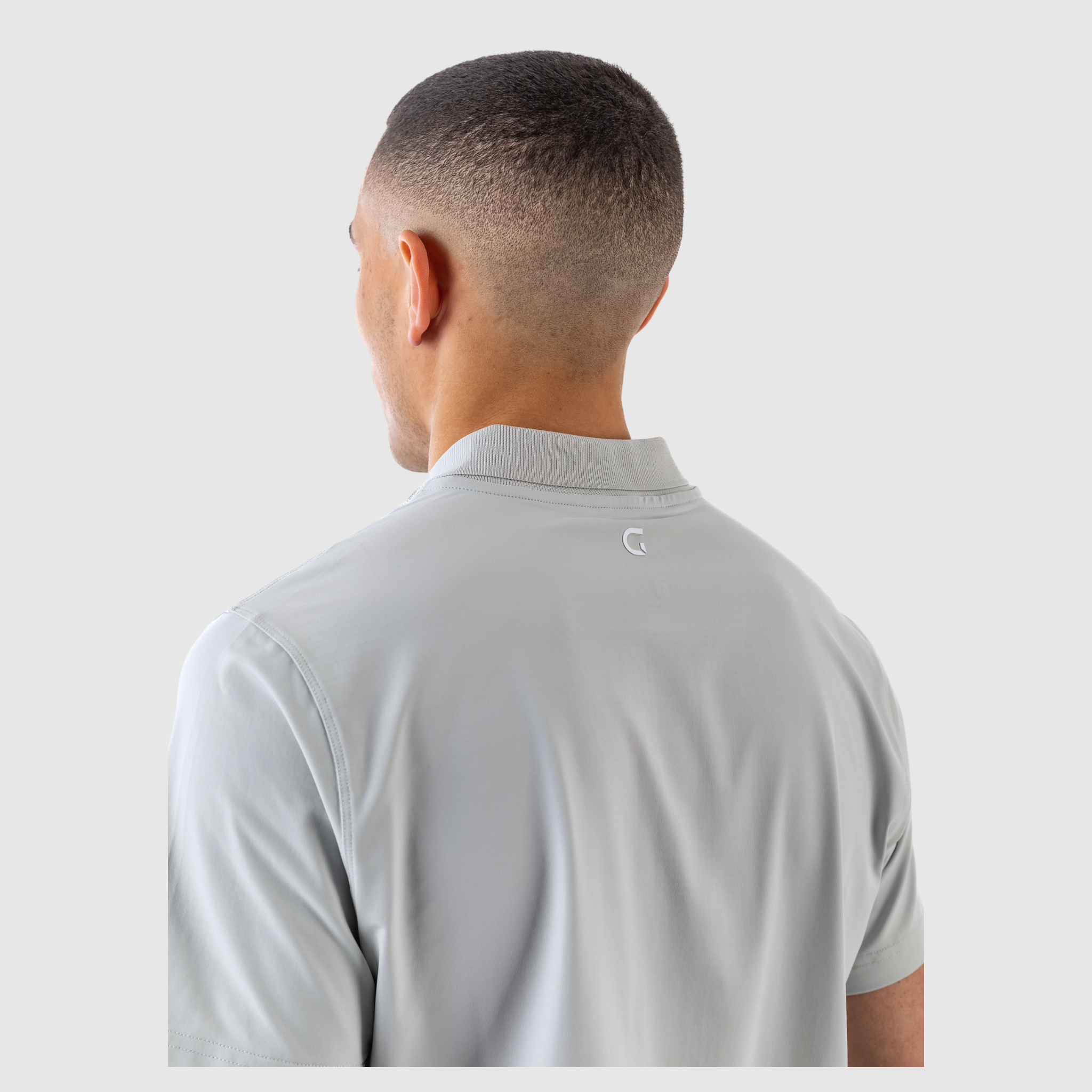 Block Polo Shirt - Grey