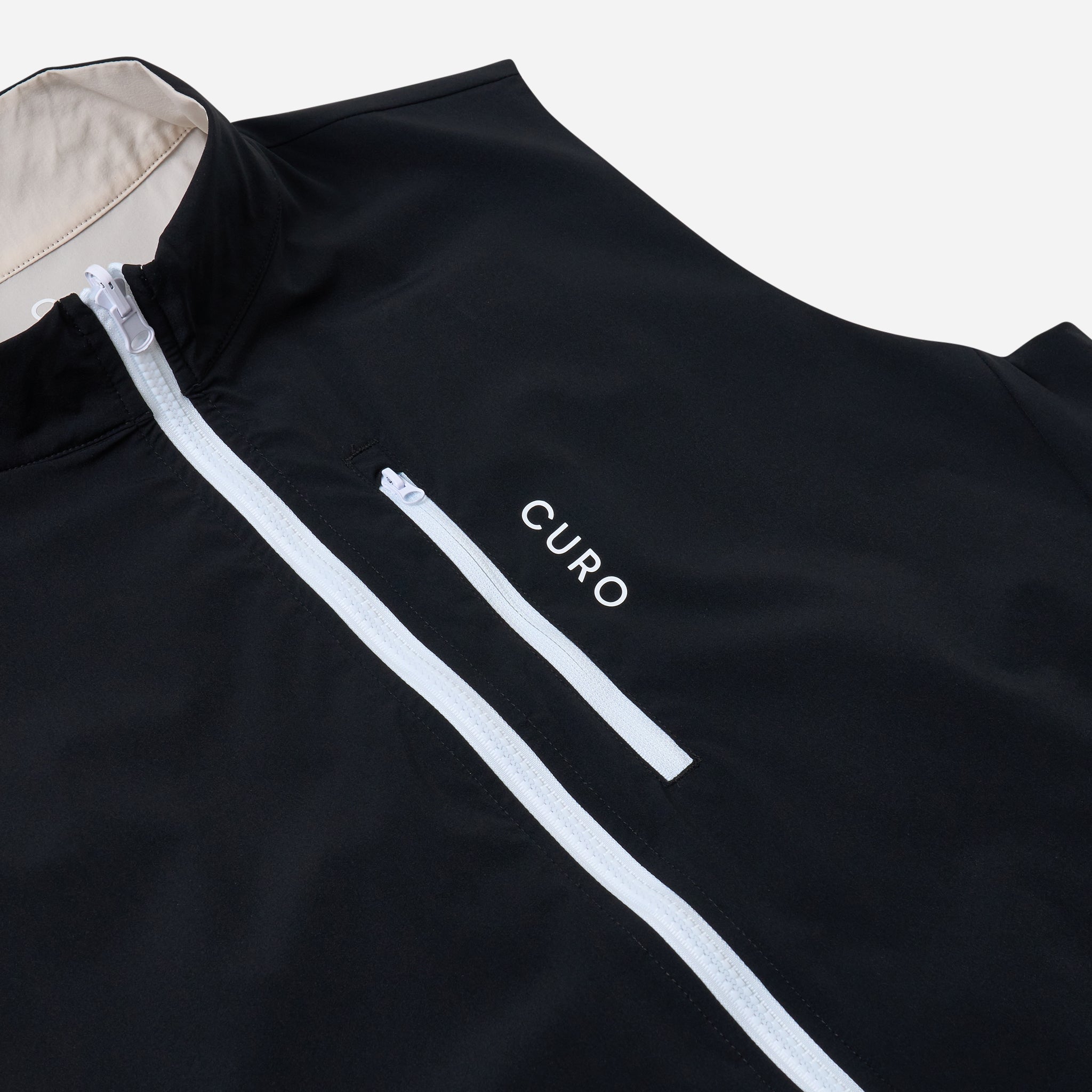 Revere Reversible Gilet (Black/Cream)