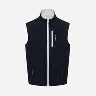 Revere Reversible Gilet (Black/Cream)