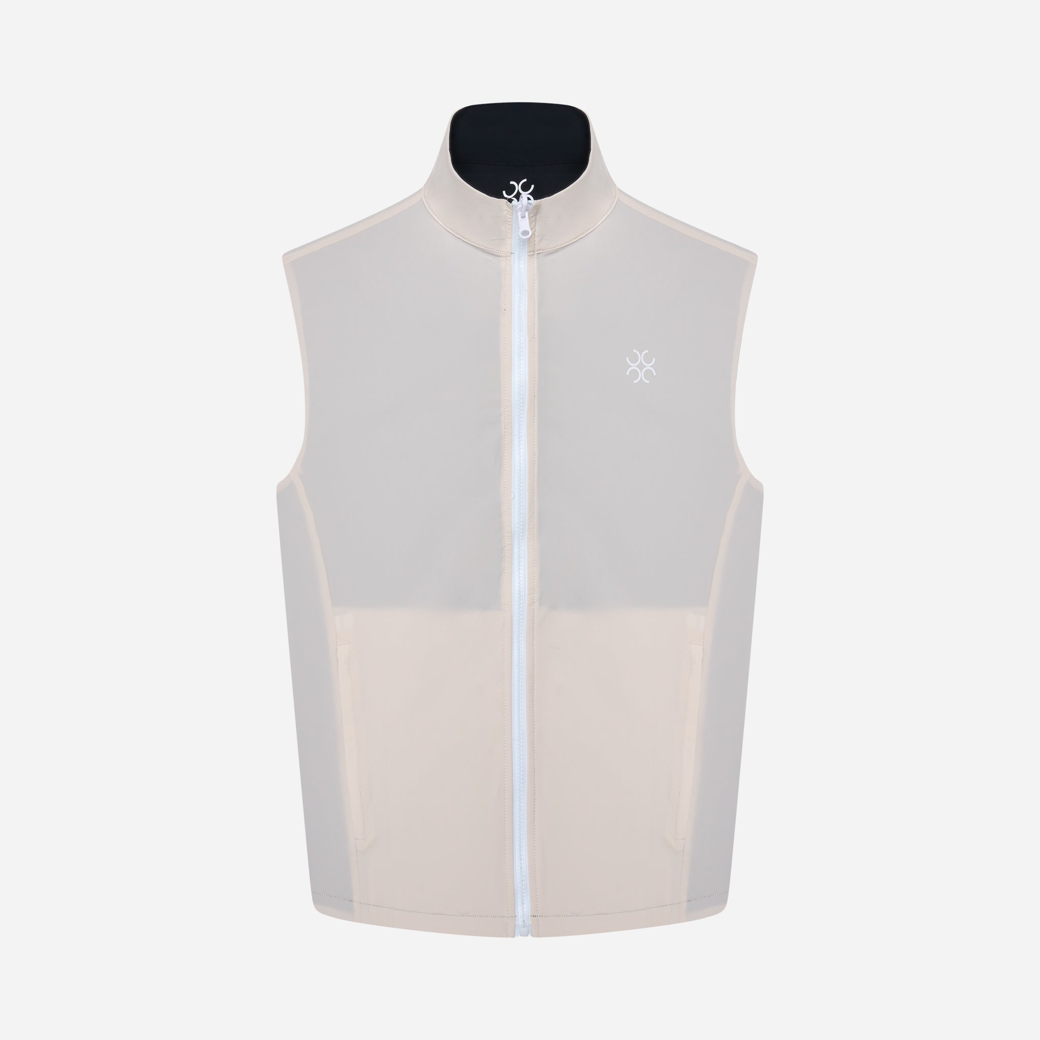 Revere Reversible Gilet (Black/Cream)