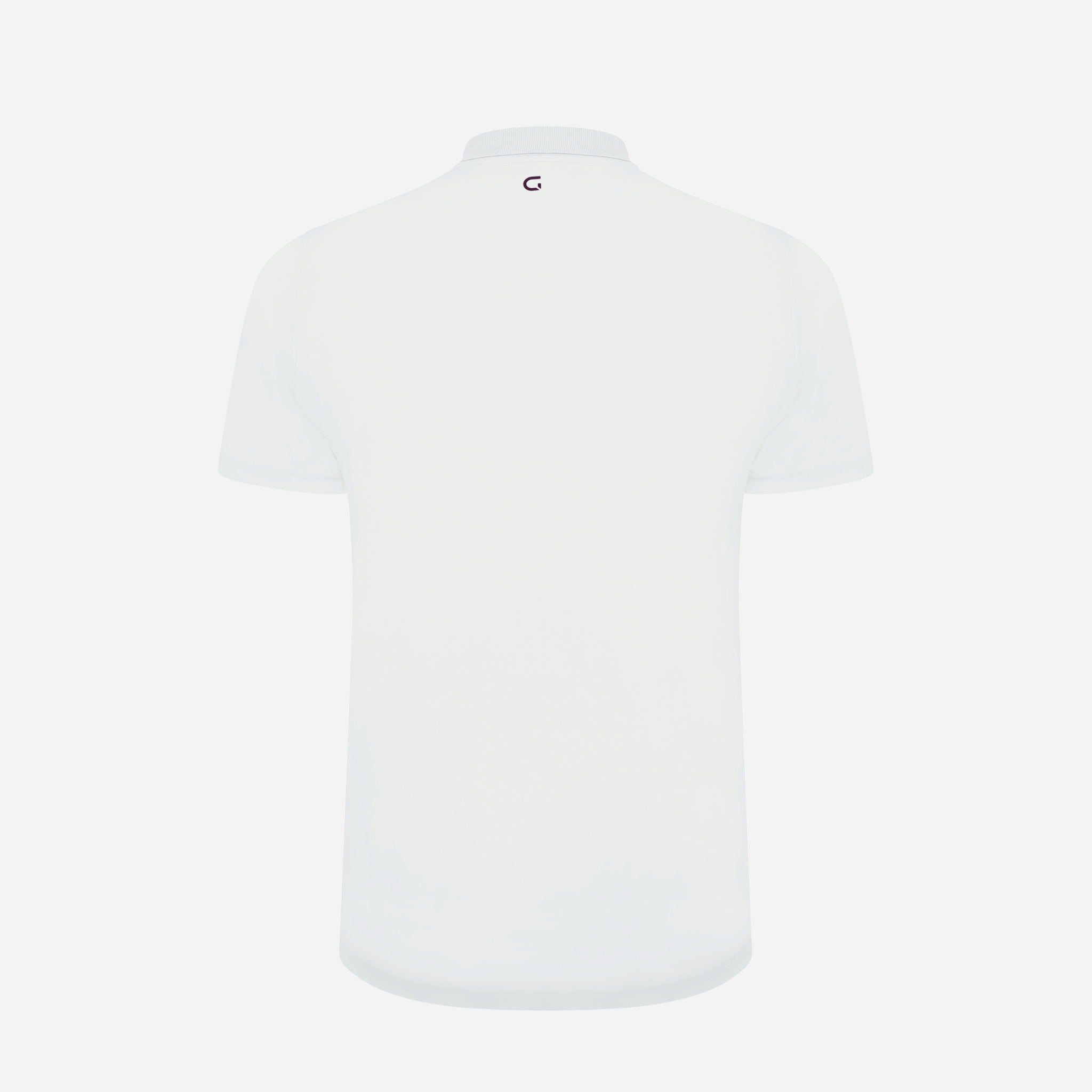 Block Polo Shirt - White