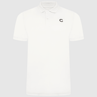 Block Polo Shirt - White
