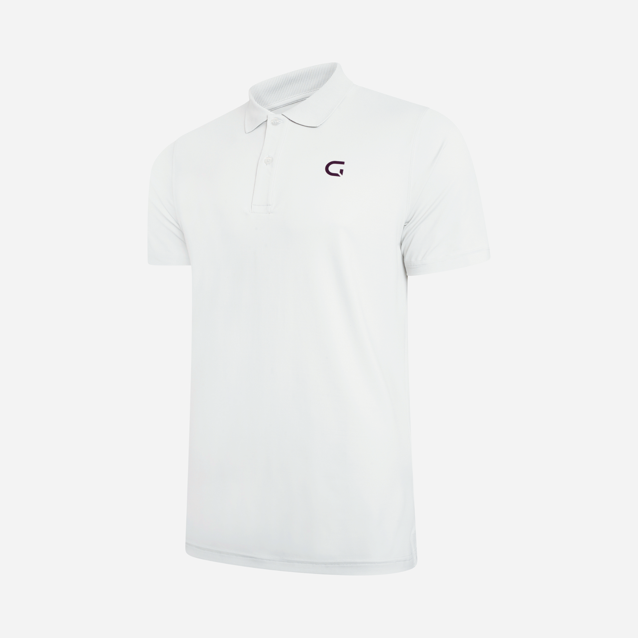 Block Polo Shirt - White