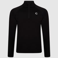 Block Quarter Zip - Black