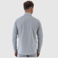 Block Quarter Zip - Grey