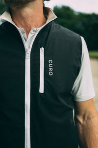Revere Reversible Gilet (Black/Cream)