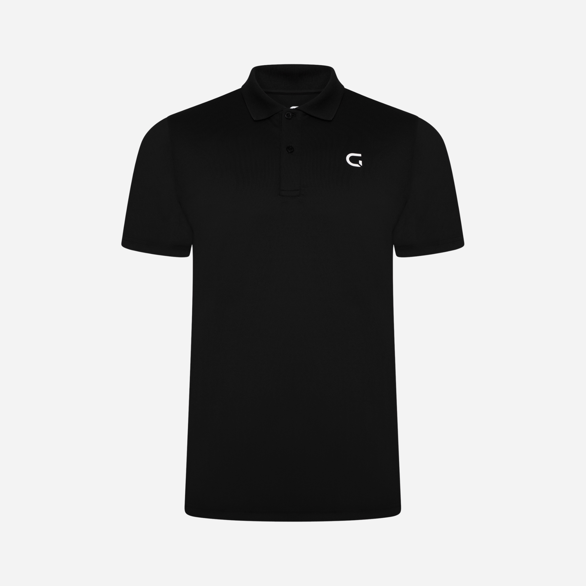 Block Polo Shirt - Black