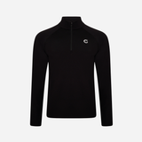 Block Quarter Zip - Black