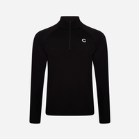 Block Quarter Zip - Black