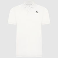 Men's "Block" Polo Shirt - White