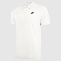 Men's "Block" Polo Shirt - White