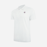 Block Polo Shirt - White