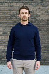 Merino Haven Hoodie - Navy
