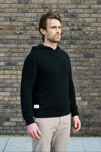 Merino Haven Hoodie - Black