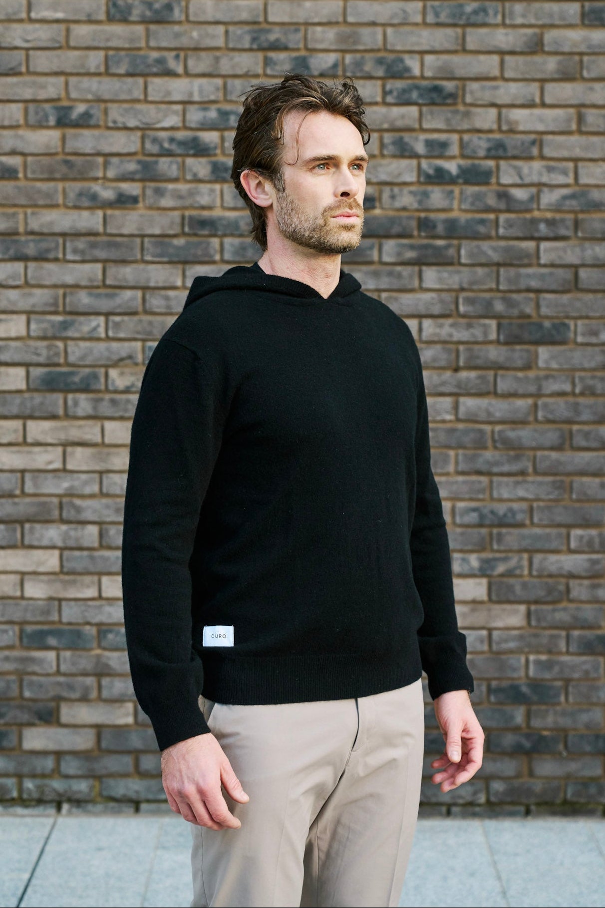 Merino Haven Hoodie - Black