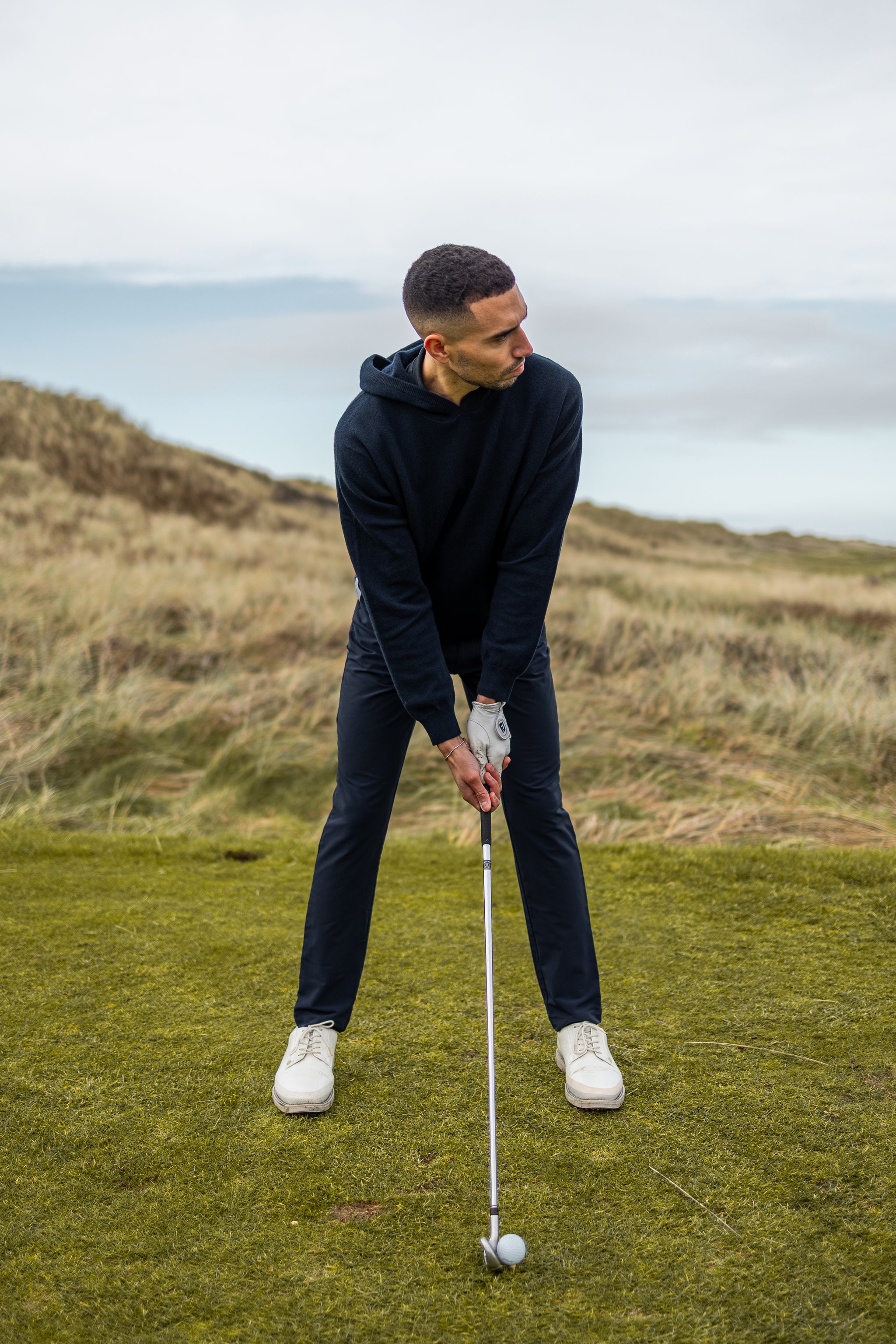 Merino Haven Hoodie - Navy