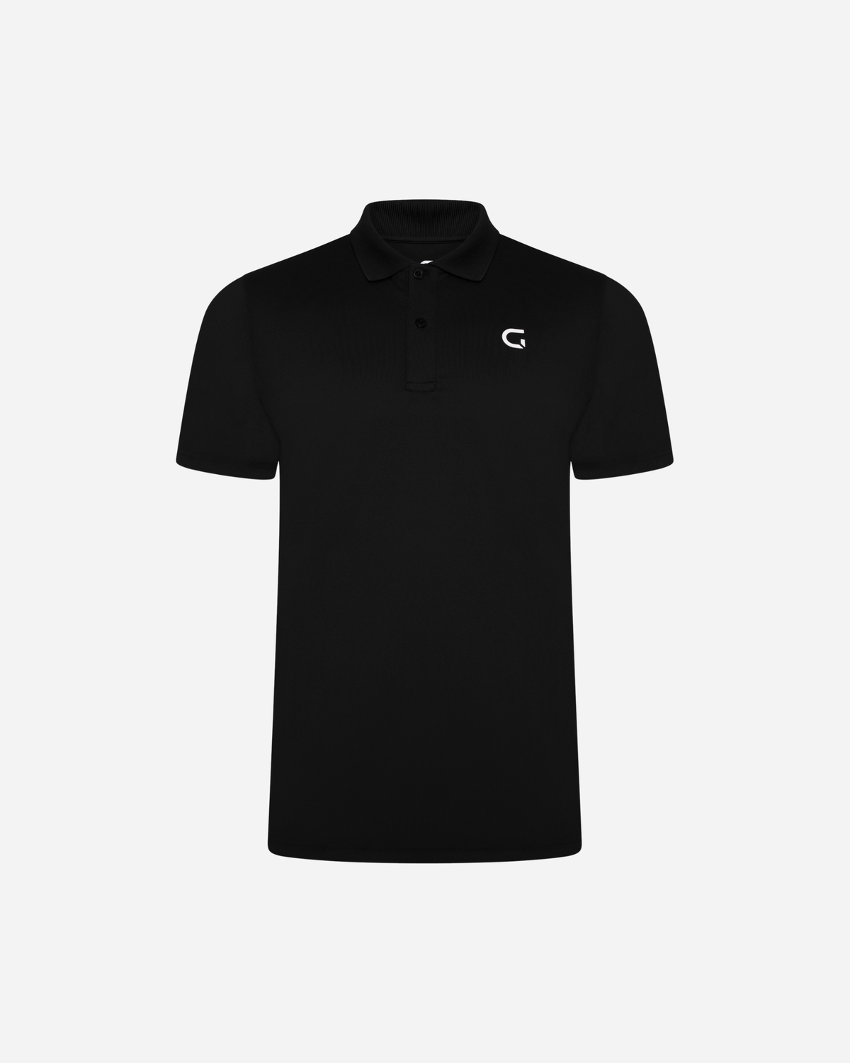 Block Polo Shirt in black, flat lay