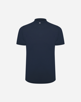 Block Polo Shirt in navy, flat lay