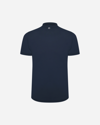 Block Polo Shirt in navy, flat lay