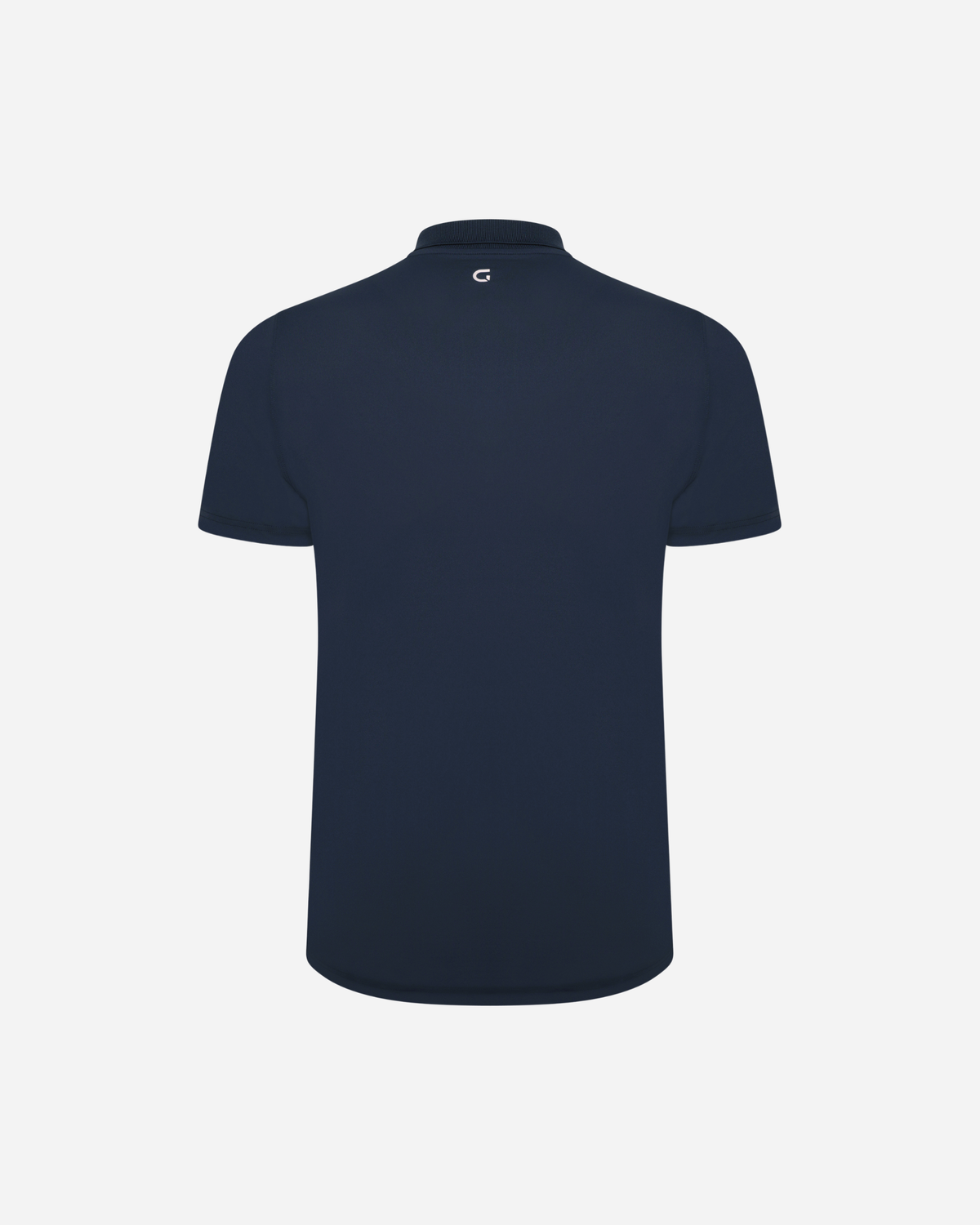 Block Polo Shirt in navy, flat lay