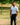 Block Polo Shirt in white, worn on the course