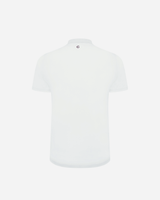 Block Polo Shirt in white, flat lay