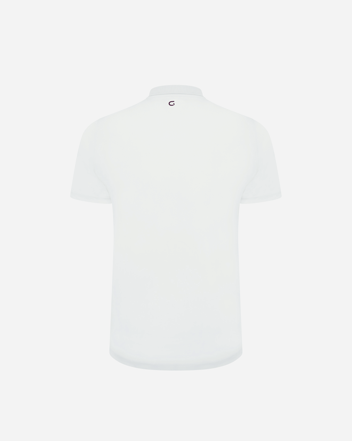 Block Polo Shirt in white, flat lay