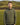Merino Haven Hoodie in green, worn on the course