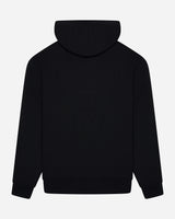 Merino Haven Hoodie in navy, back view