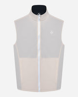 Revere Reversible Gilet, cream side, front view