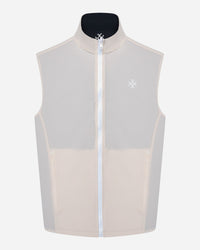 Revere Reversible Gilet, cream side, front view