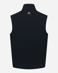 Revere Reversible Gilet, black side, back view
