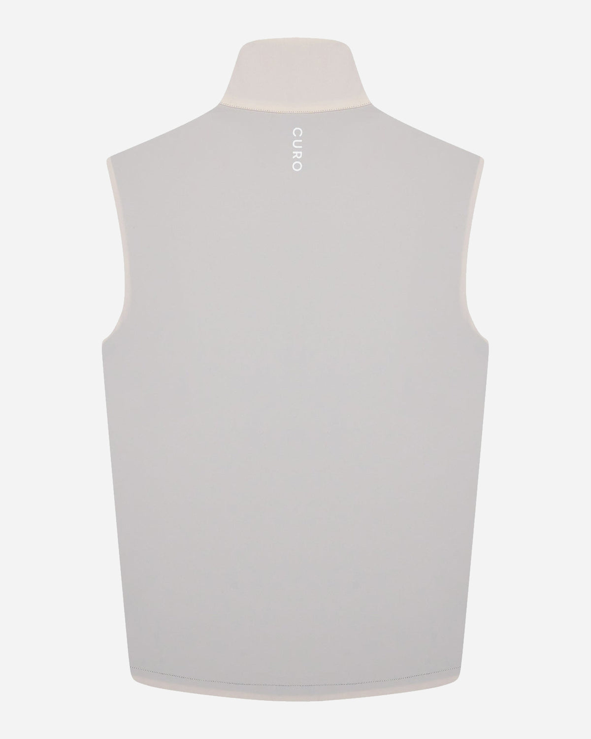 Revere Reversible Gilet, cream side, back view