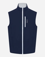 Revere Reversible Gilet, navy side, front view