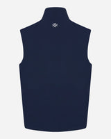 Revere Reversible Gilet, navy side, back view