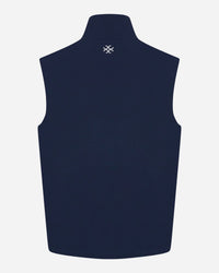 Revere Reversible Gilet, navy side, back view